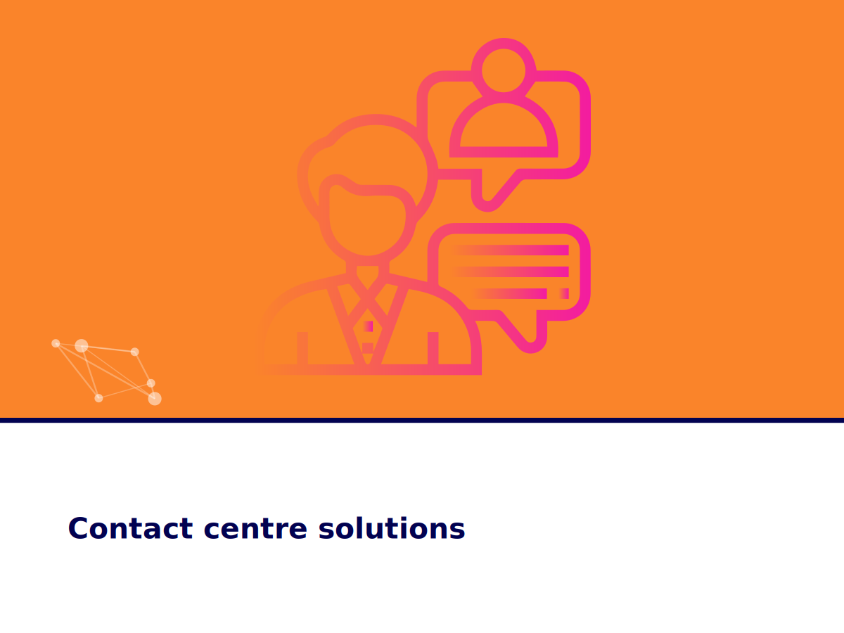 Modern contact centre operations